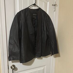 JohnPaulRichard Black Lightweight Casual leather Jacket